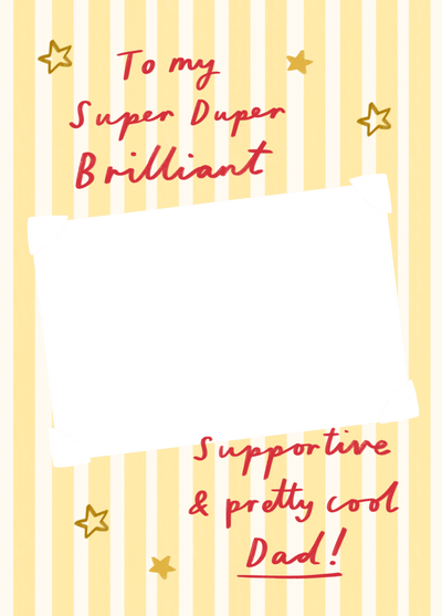 Dad Text Photo Card