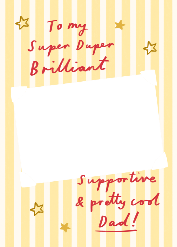 Dad Text Photo Card