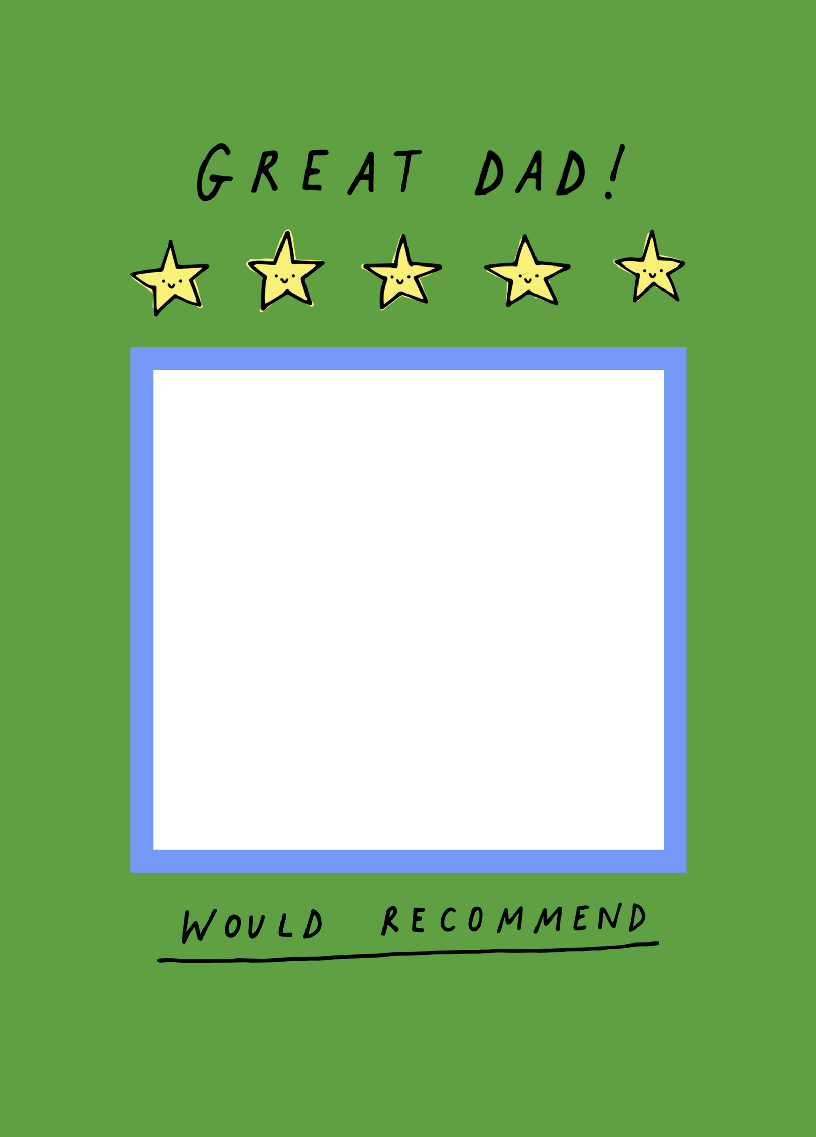 Great Dad Photo Card