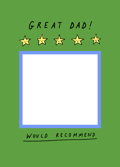 Great Dad Photo Card