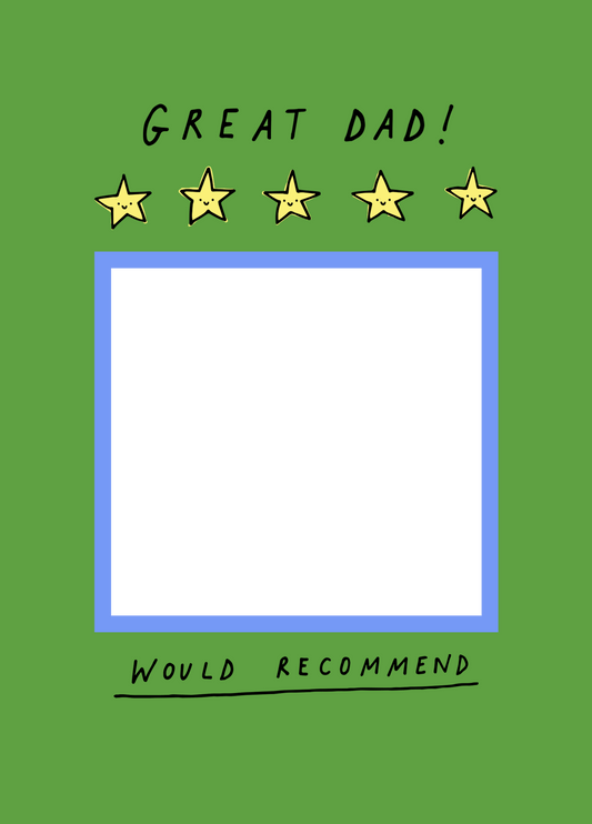 Great Dad Photo Card