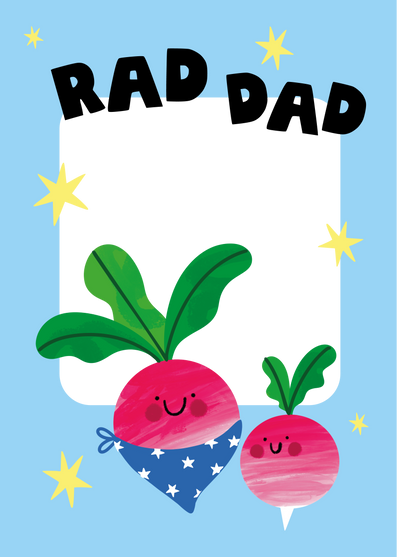 Rad Dad Photo Card
