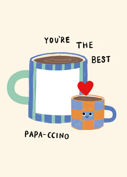 Papa-ccino Photo Card