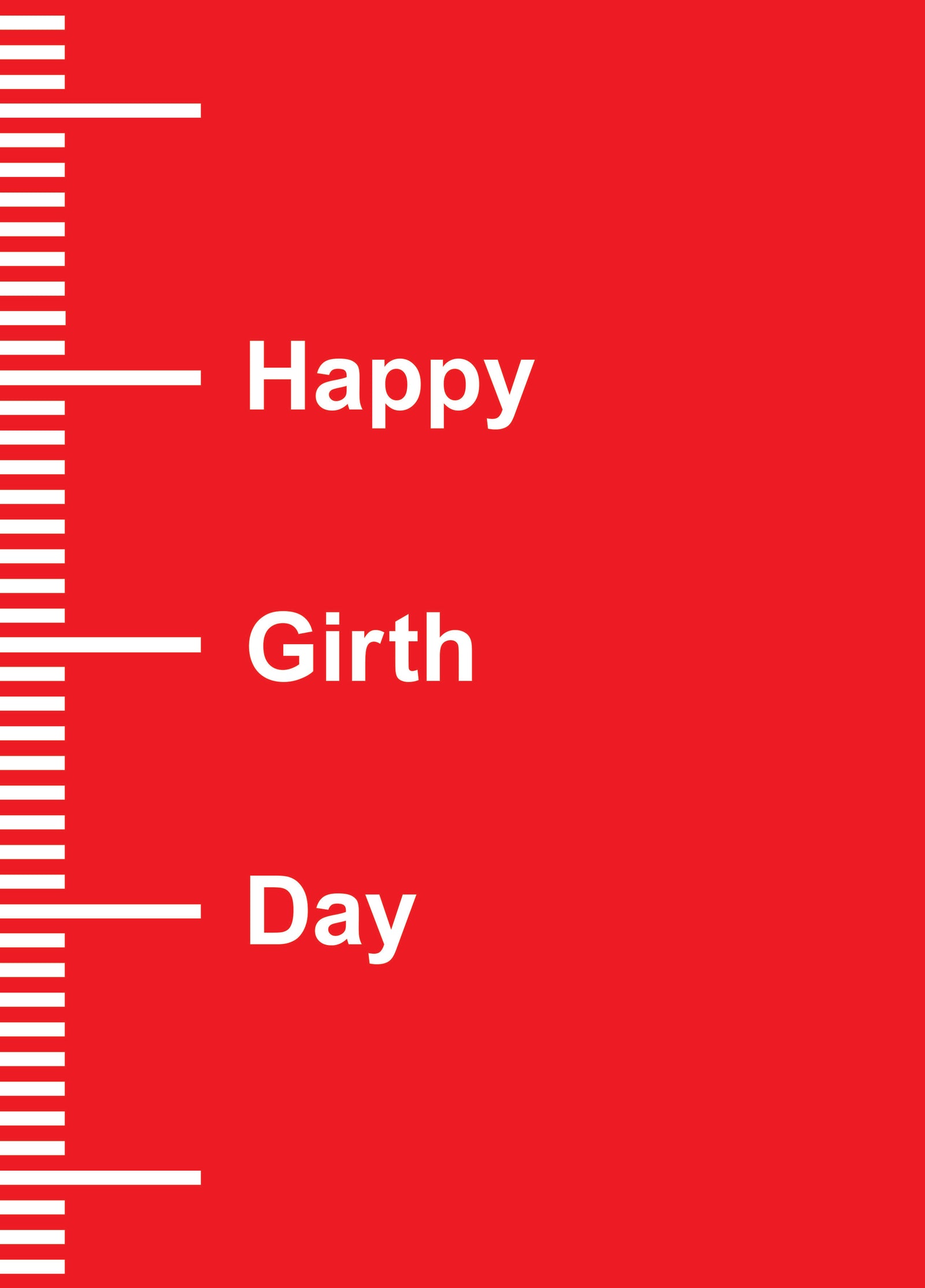 Happy Girth Day
