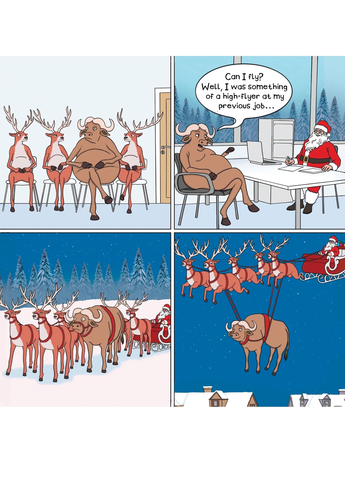 Santa's New Recruit Card