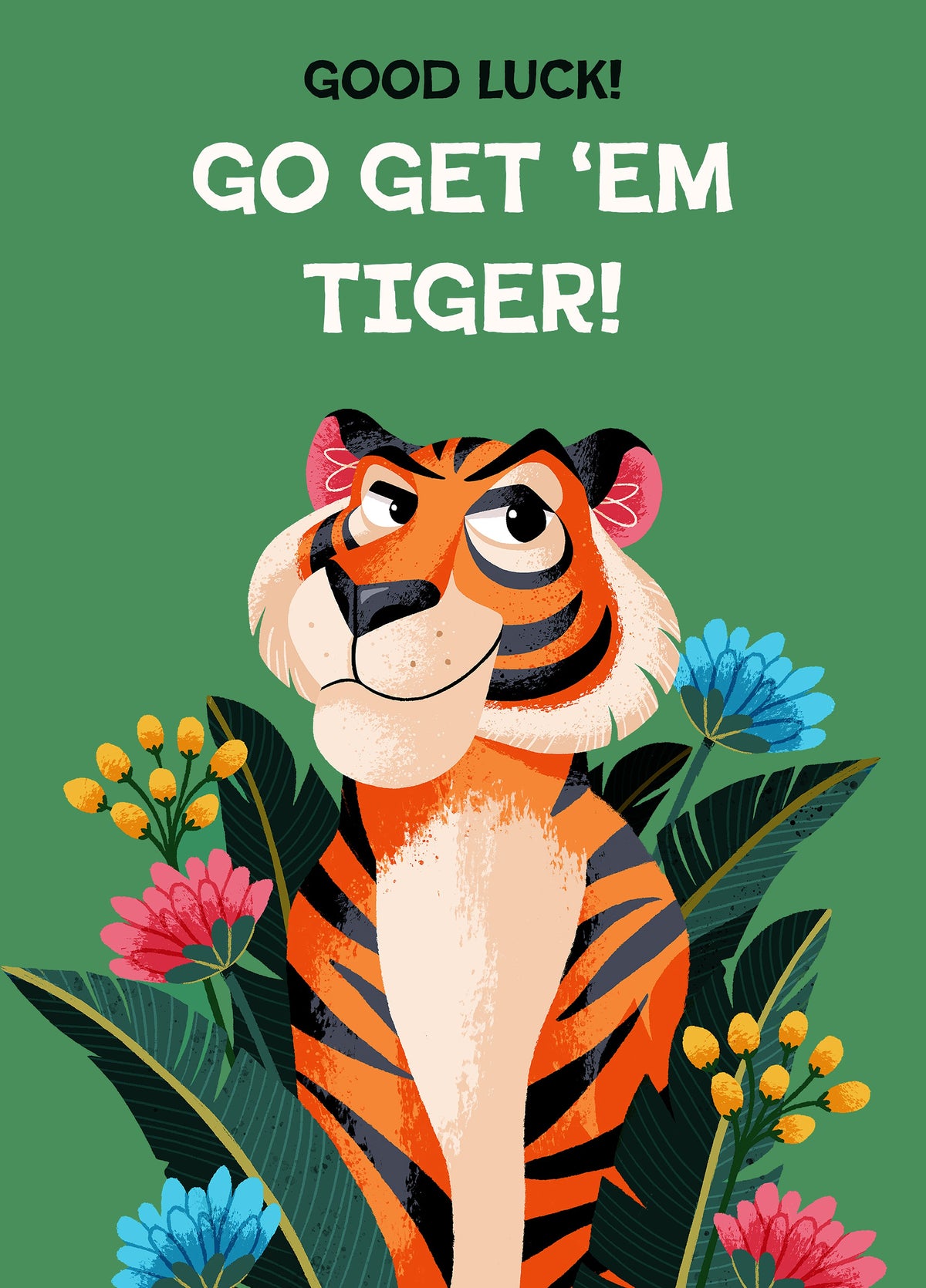 Go Get 'em Tiger Card
