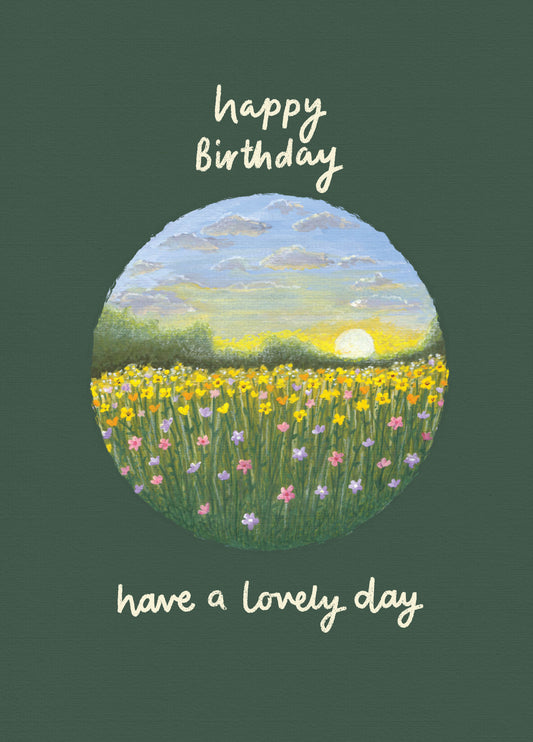 Wildflower Birthday Card