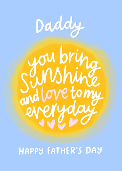 Sunshine & Love Father's Day Card