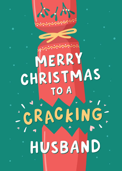 Cracking Husband Christmas Card