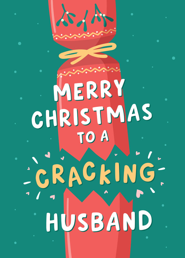 Cracking Husband Christmas Card