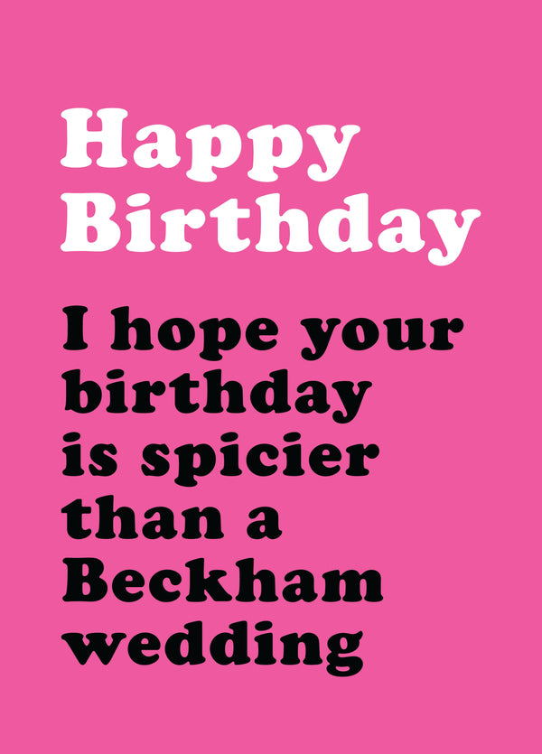 Spice Up Your Birthday – Funny Pop Culture Birthday Card