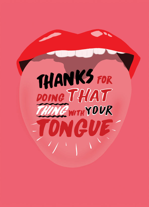 Thanks For Doing That Thing Card