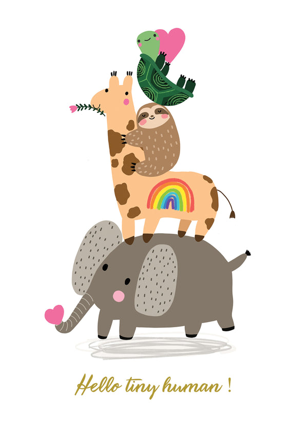 Hello Tiny Human Card