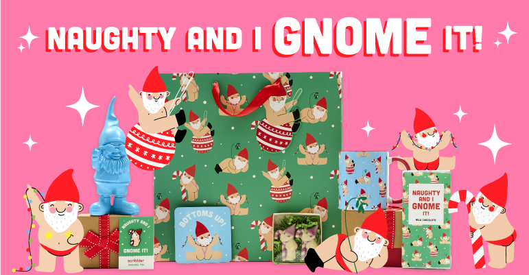 Naughty & I Gnome it! Shop Christmas Gifts!