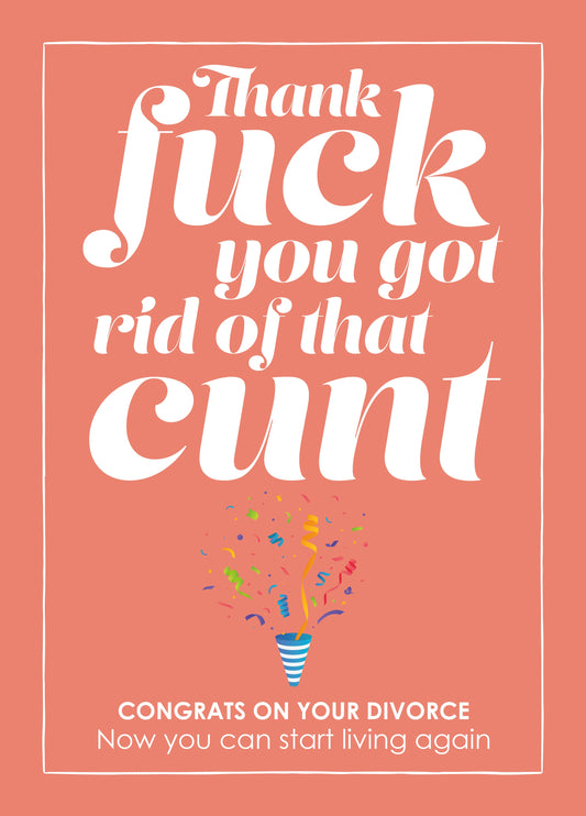Happy Divorce Card