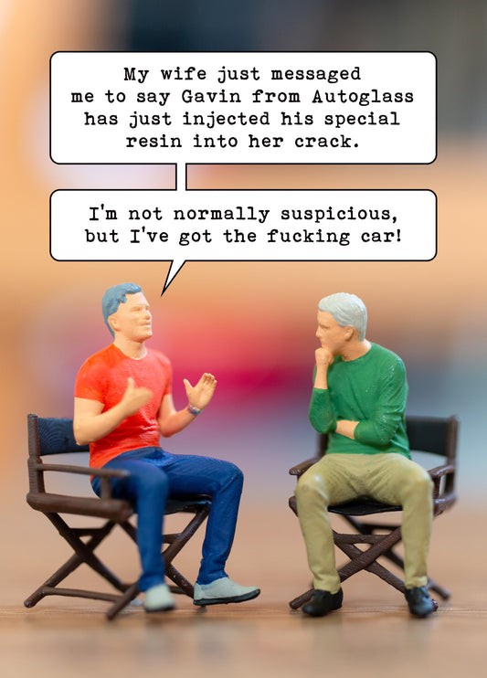 Suspicious Husband Card