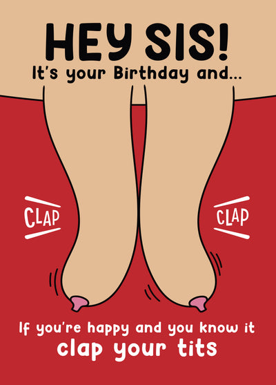 'Clap Your Tits' Sis