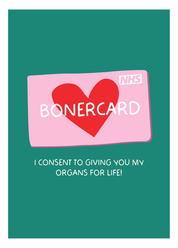 Funny Boner Card Valentines Day Card