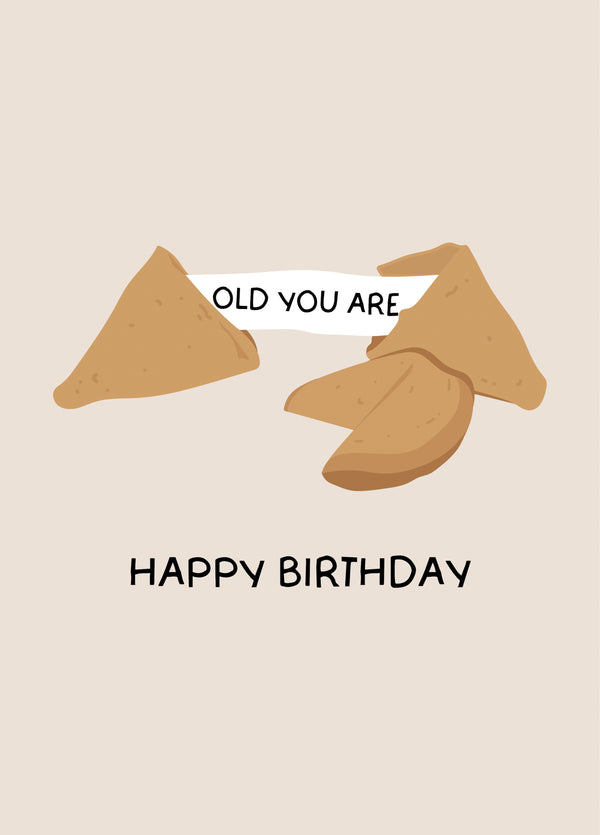 Fortune Cookie - Birthday Card