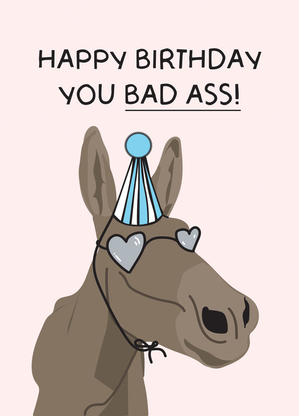 Birthday Bad Ass Card