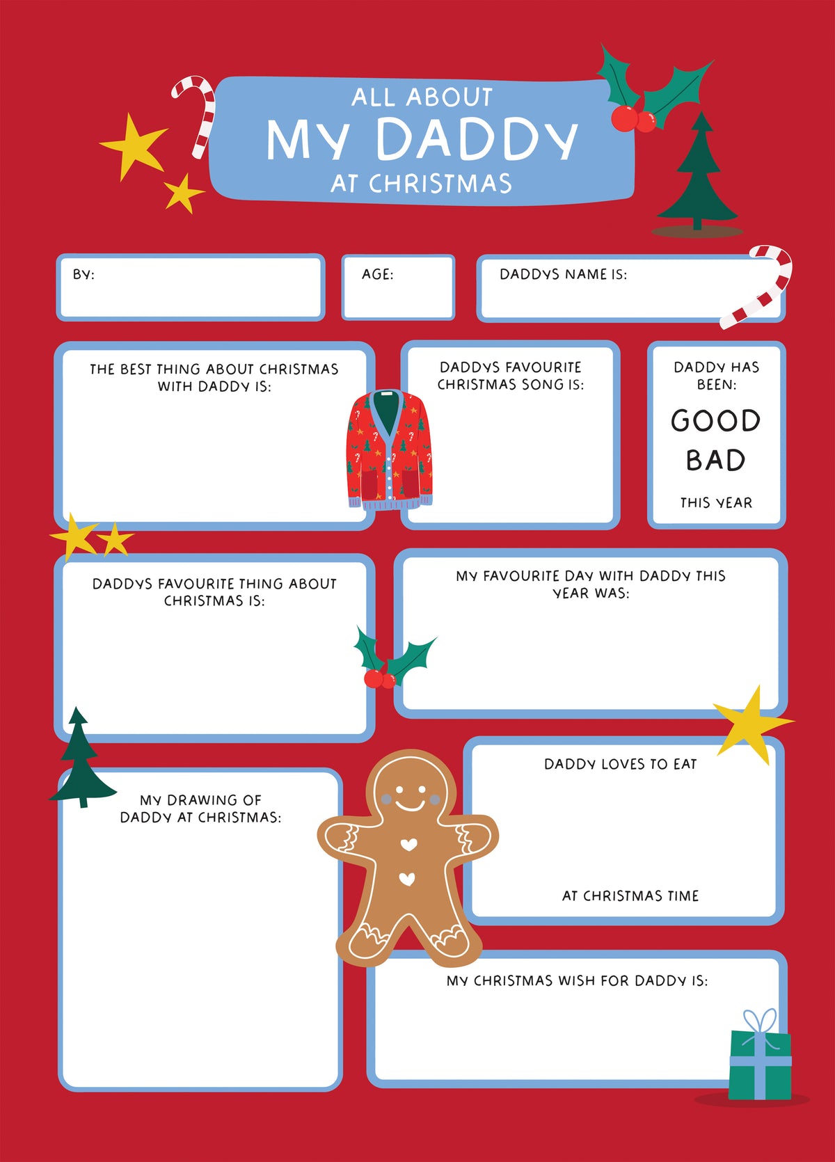 All About My Daddy At Christmas!