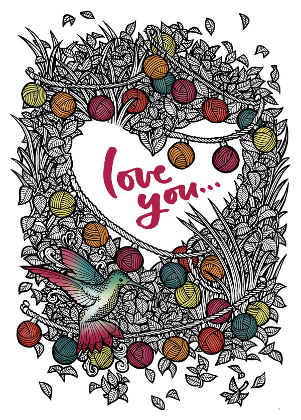 Love You Bird Card