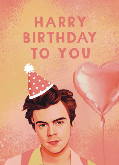 Harry Birthday To You Card