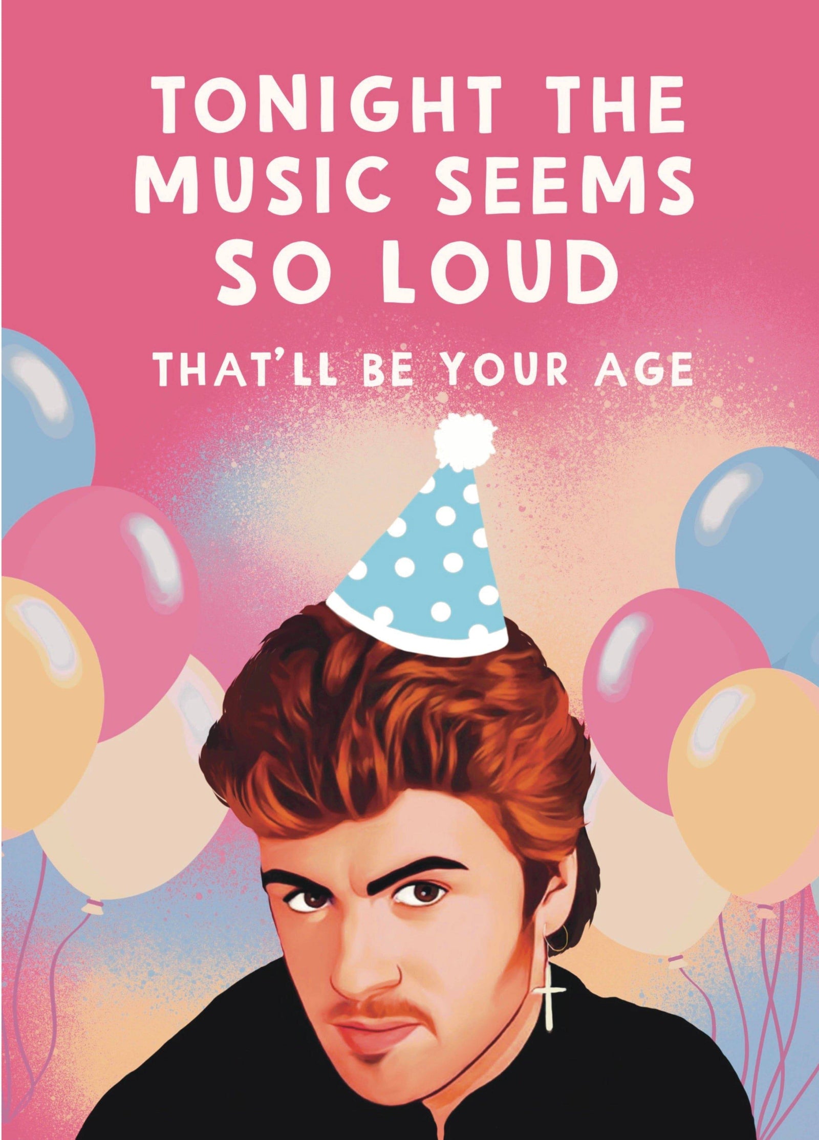 Music Seems So Loud George Michael Card