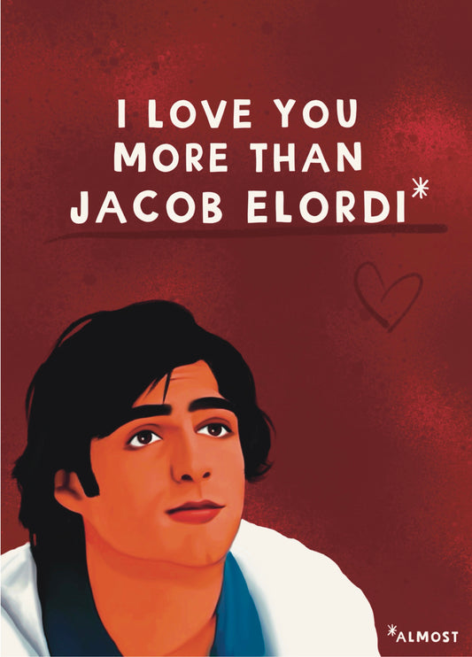 Love You More Than Jacob Valentine's Day Card