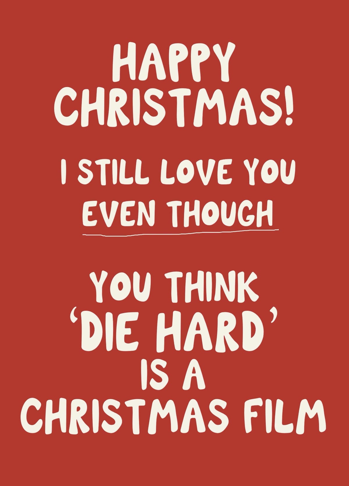 Die Hard Is Not A Christmas Film