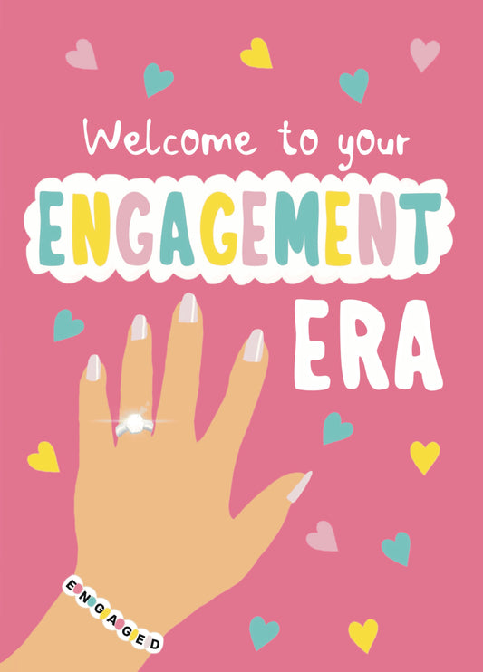 Engagement Era Taylor Inspired Card