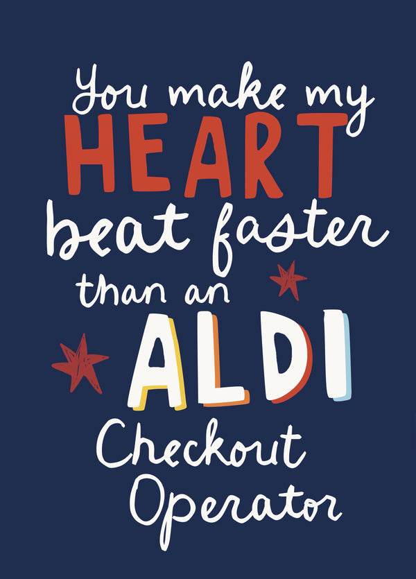 Funny Aldi-inspired Valentine Card