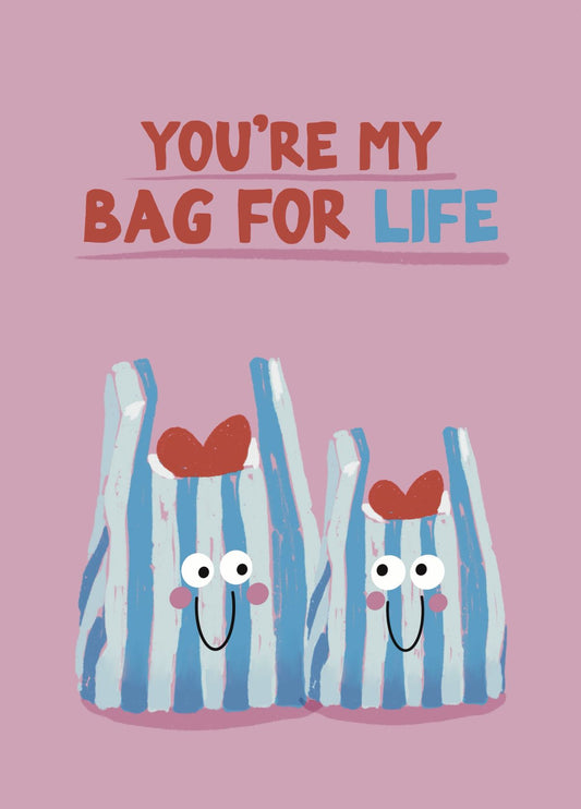 Bag For Life Anniversary Card