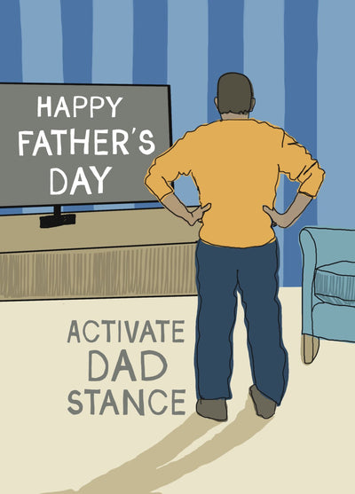 Funny ‘Dad Stance’ Card For Father’s Day