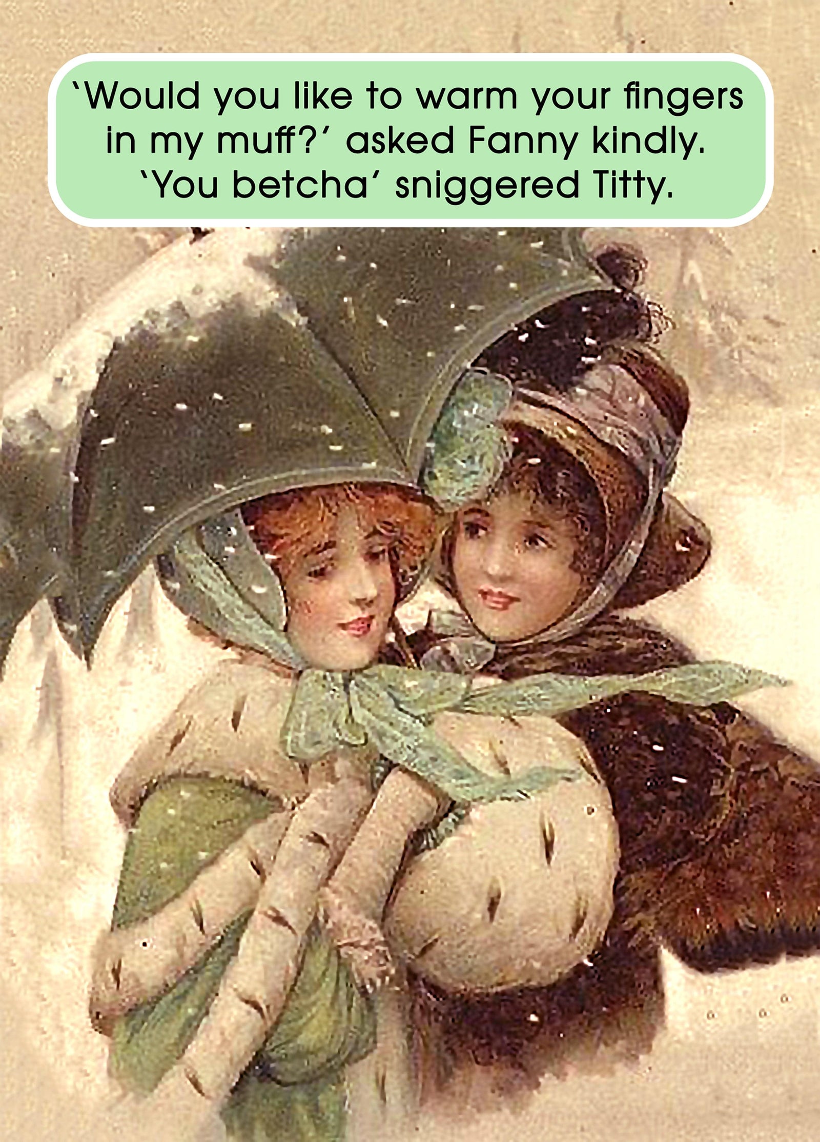 Fanny And Titty Card