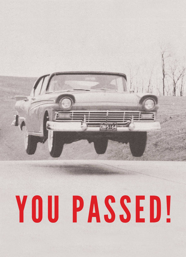 You Passed! Card