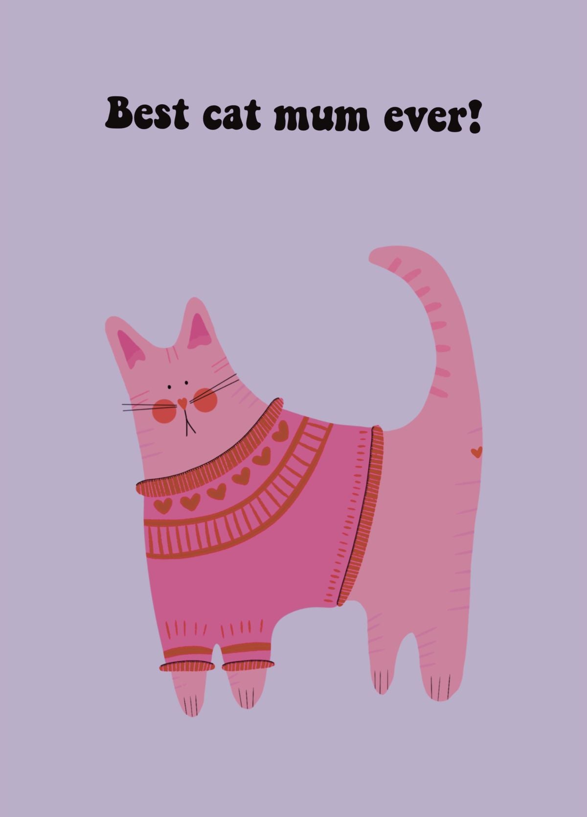 Cat Mums Greeting Card