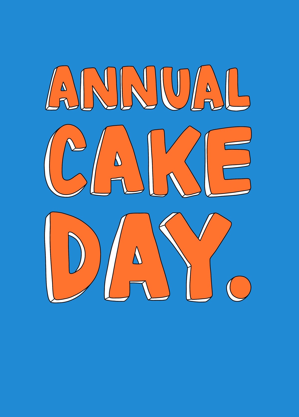 Annual Cake Day Card