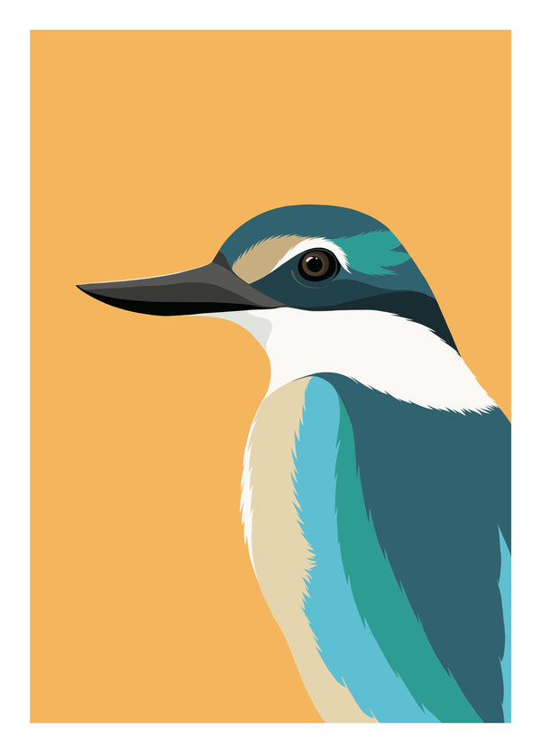 Kingfisher Card