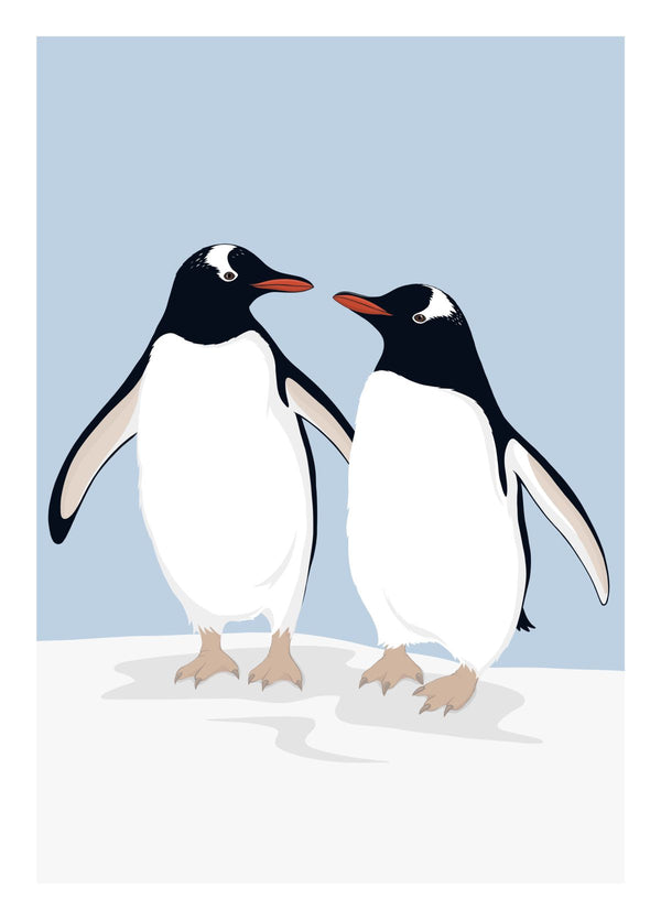 Gentoo Friends Forever Card