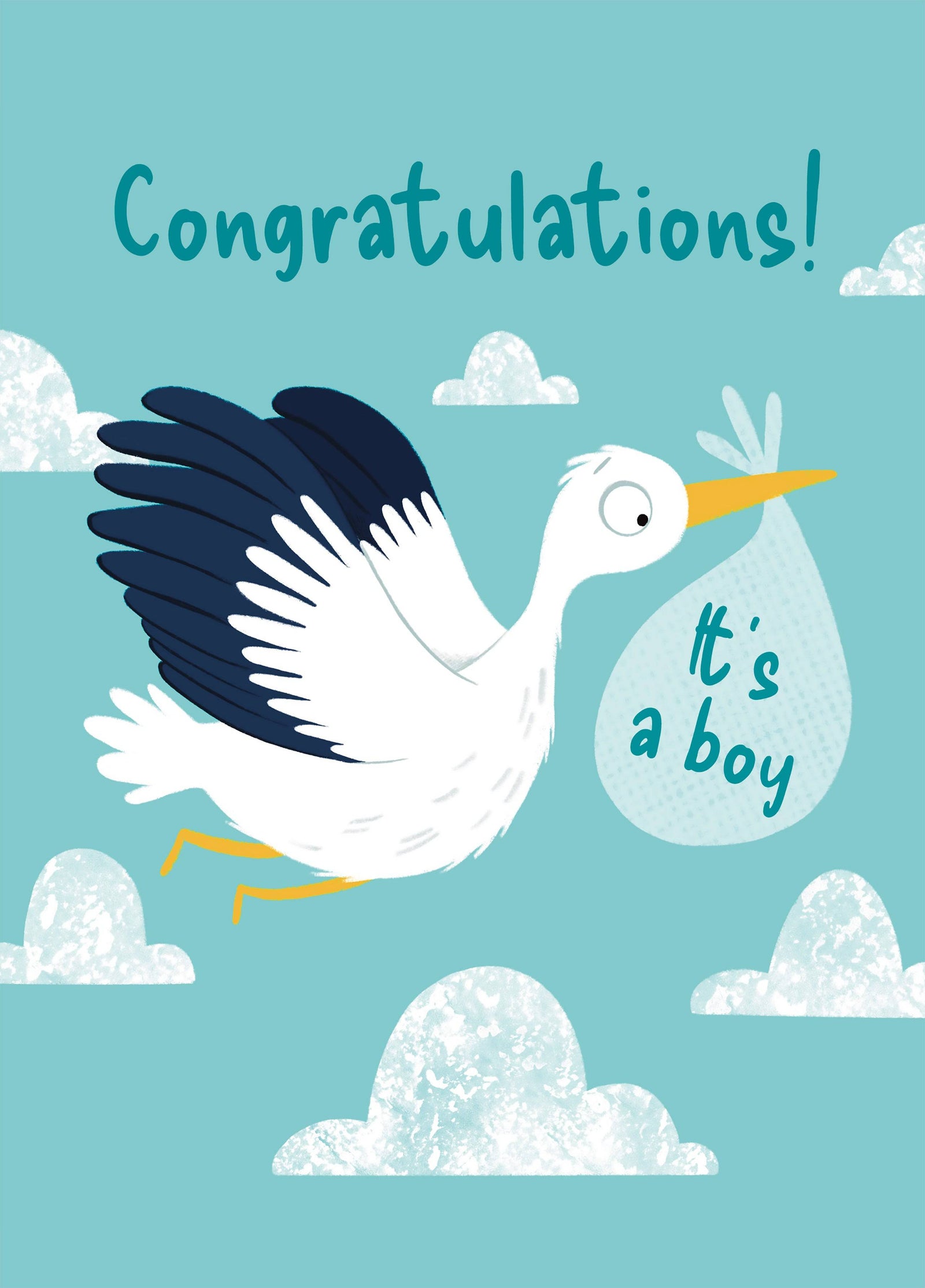 Stork It's A Boy Card