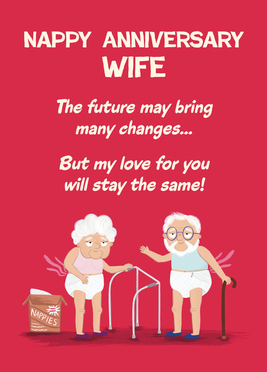 Nappy Anniversary Wife