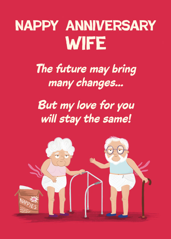 Nappy Anniversary Wife