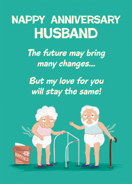 Nappy Anniversary Husband