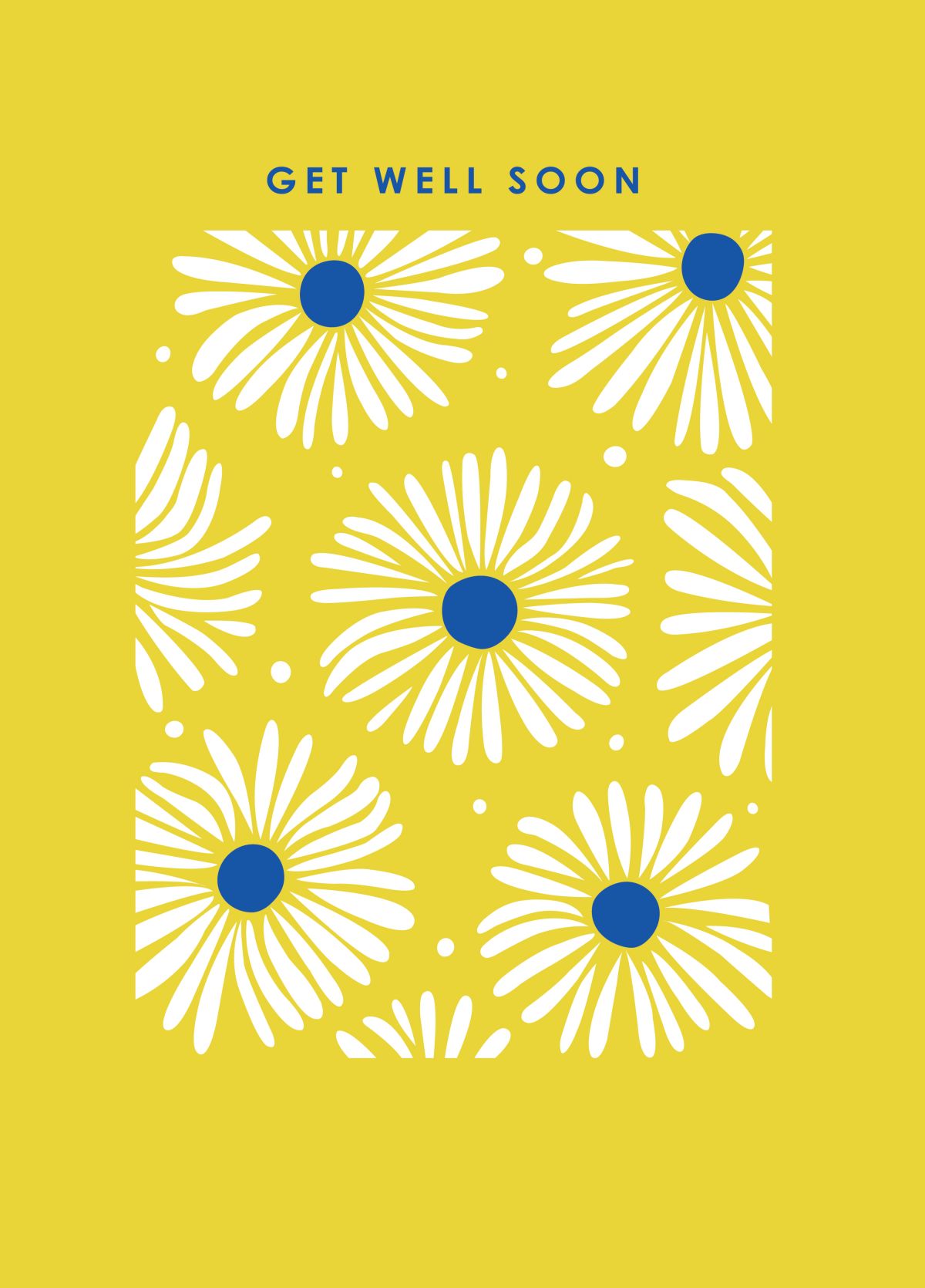 Get Well Daisy Card