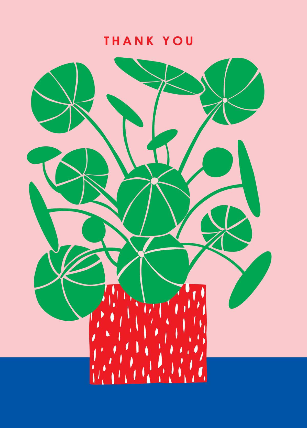 Thank You Money Plant Greetings Card