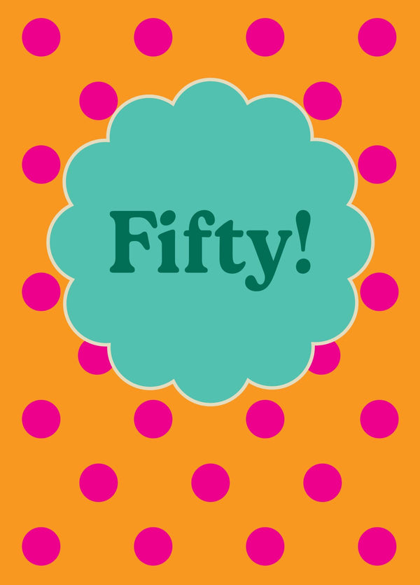 Fiftieth Birthday Card