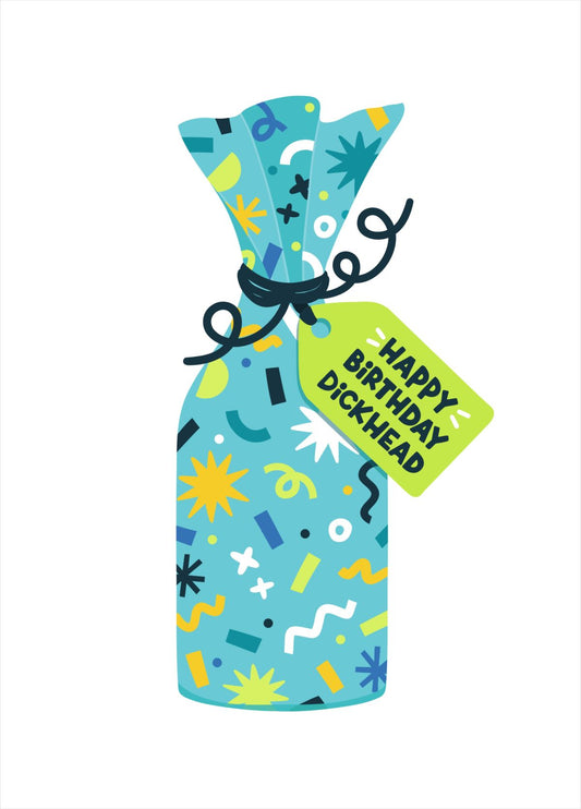 Happy Birthday Dickhead Card