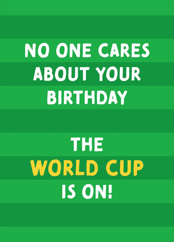 Football World Cup Birthday Card