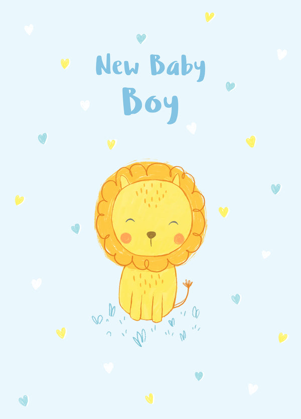New Baby Boy Card